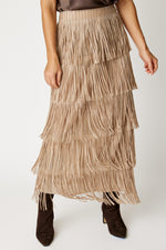 Western Fringe Skirt (2 Colors)