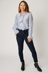 Ruffle Trim Blouse (3 Colors)