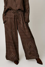 Geometric Satin Pant (Part of Set, 3 Colors)