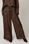 Geometric Satin Pant (Part of Set, 3 Colors)