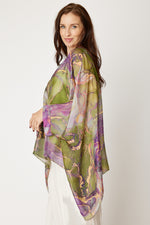 Italian Silk Green Marble Flowing Top