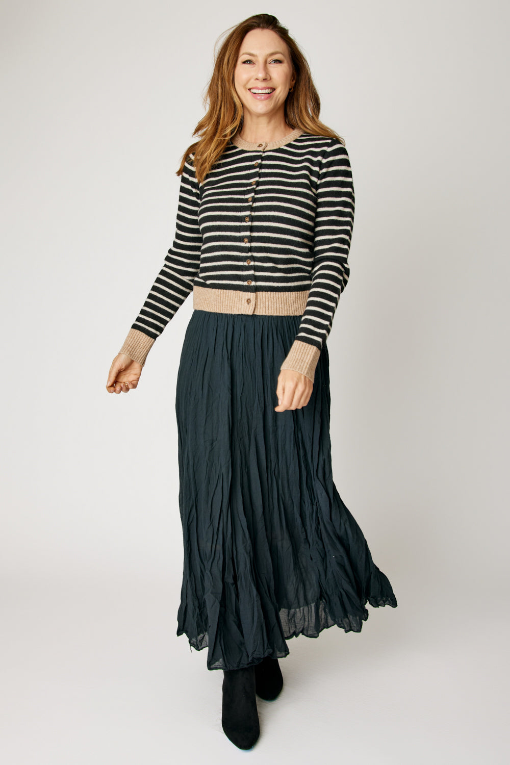Heritage Stripped Cardigan