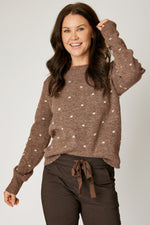 Polka Dot Sweater (2 Colors)