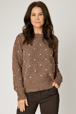 Polka Dot Sweater (2 Colors)