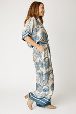 Pajama Style Jungle Pattern Top (2 Colors.Part of Set)