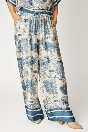 Pajama Style Jungle Pattern Pant (2 Colors)