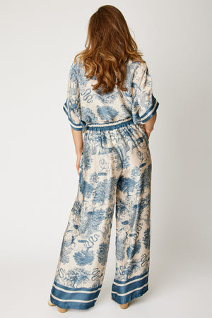 Pajama Style Jungle Pattern Pant (2 Colors)