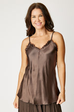 Raw Edge Satin Tank (4 Colors)