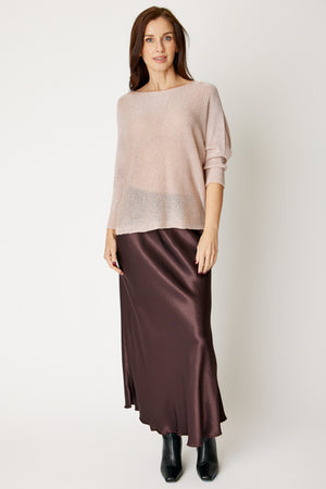 Shimmer Back Bow  Sweater (8 Colors)