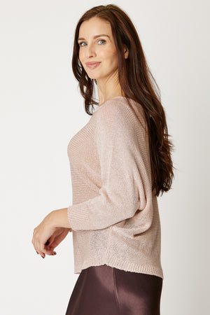 Shimmer Back Bow  Sweater (8 Colors)