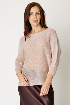 Shimmer Back Bow  Sweater (8 Colors)