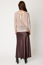 Shimmer Back Bow  Sweater (8 Colors)