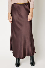 Bias Cut Satin Skirt (9 Colors)