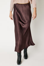 Bias Cut Satin Skirt (9 Colors)