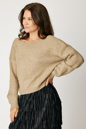 Velvet Bow Sweater (2 Colors)