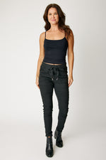 Gunmetal Rhinestone Pant (4 Colors)