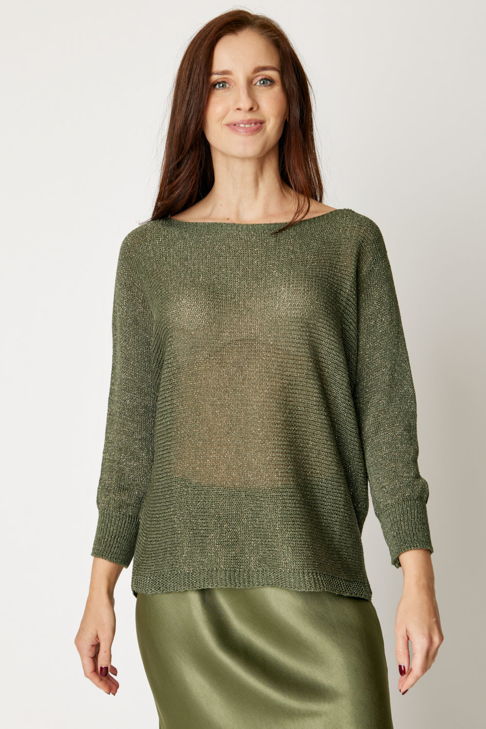 Shimmer Back Bow  Sweater (8 Colors)