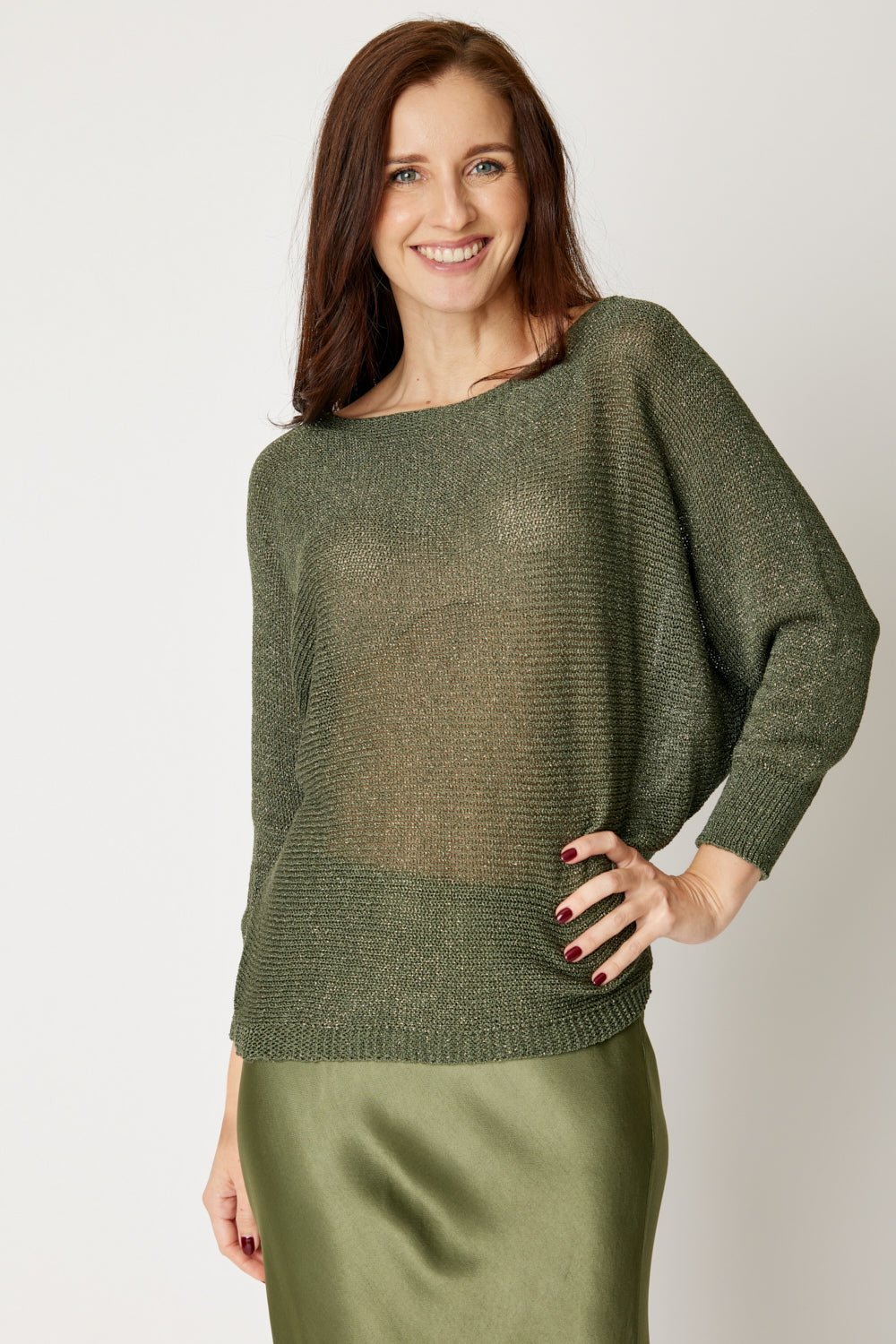 Shimmer Back Bow  Sweater (8 Colors)