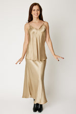 Bias Cut Satin Skirt (9 Colors)
