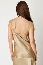 Raw Edge Satin Tank (4 Colors)