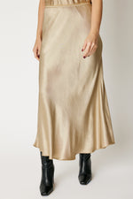 Bias Cut Satin Skirt (9 Colors)