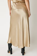 Bias Cut Satin Skirt (9 Colors)