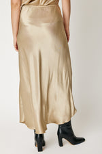 Bias Cut Satin Skirt (9 Colors)