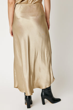 Bias Cut Satin Skirt (9 Colors)