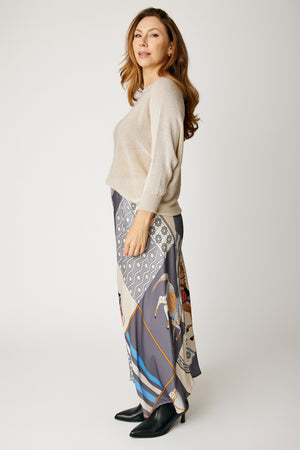 Shimmer Back Bow  Sweater (8 Colors)