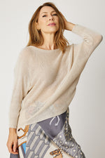 Shimmer Back Bow  Sweater (8 Colors)