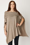Off The Shoulder Poncho (4 Colors)