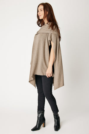 Off The Shoulder Poncho (4 Colors)