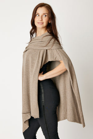 Off The Shoulder Poncho (4 Colors)