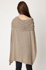 Off The Shoulder Poncho (4 Colors)