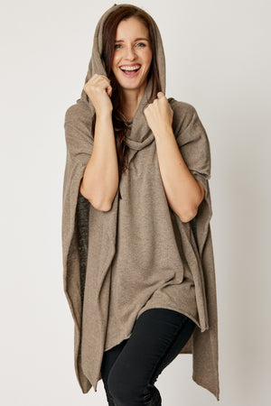 Off The Shoulder Poncho (4 Colors)