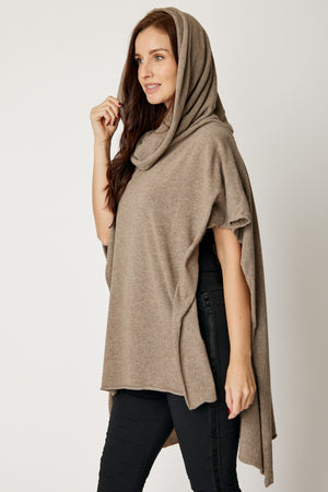 Off The Shoulder Poncho (4 Colors)