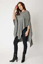 Off The Shoulder Poncho (4 Colors)
