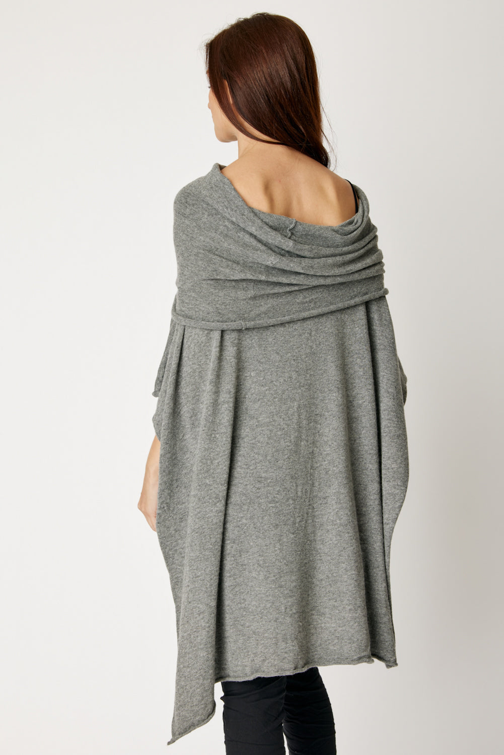 Off The Shoulder Poncho (4 Colors)