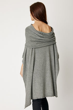 Off The Shoulder Poncho (4 Colors)