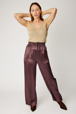 Drawstring Satin Pants (7 Colors)