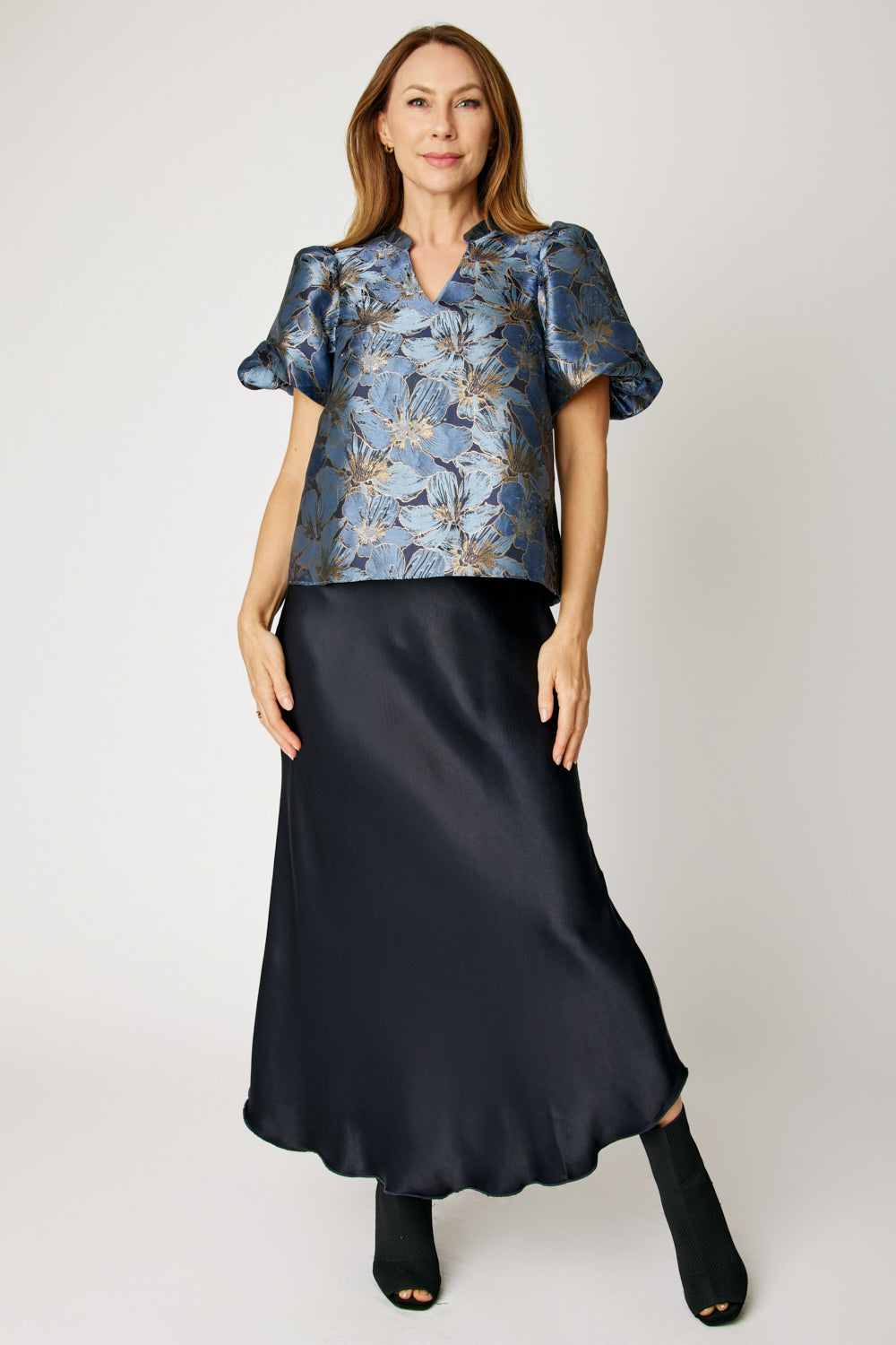Bias Cut Satin Skirt (9 Colors)