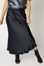Bias Cut Satin Skirt (9 Colors)