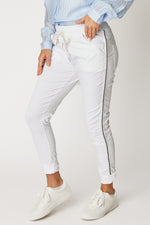 Gunmetal Rhinestone Pant (4 Colors)