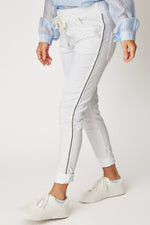 Gunmetal Rhinestone Pant (4 Colors)