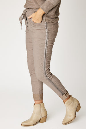 Gunmetal Rhinestone Pant (4 Colors)