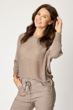Shimmer Back Bow  Sweater (8 Colors)