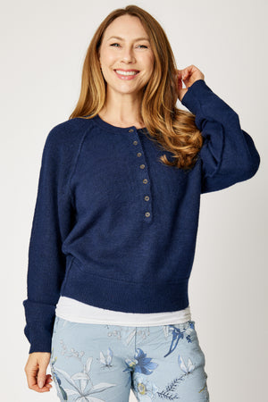 Henley Super Soft Sweater (2 Colors)