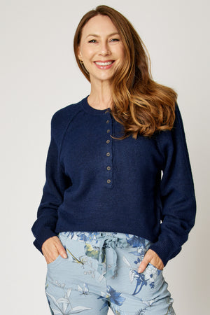 Henley Super Soft Sweater (2 Colors)