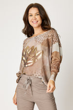 Metallic Painted Sweater (2 Colors)