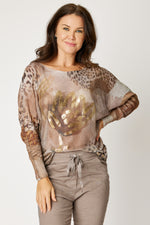 Metallic Painted Sweater (2 Colors)